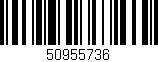 Código de barras (EAN, GTIN, SKU, ISBN): '50955736'