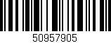 Código de barras (EAN, GTIN, SKU, ISBN): '50957905'