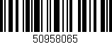 Código de barras (EAN, GTIN, SKU, ISBN): '50958065'