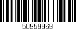 Código de barras (EAN, GTIN, SKU, ISBN): '50959969'