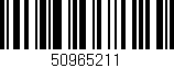 Código de barras (EAN, GTIN, SKU, ISBN): '50965211'