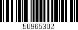 Código de barras (EAN, GTIN, SKU, ISBN): '50965302'