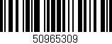 Código de barras (EAN, GTIN, SKU, ISBN): '50965309'