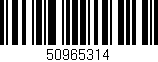 Código de barras (EAN, GTIN, SKU, ISBN): '50965314'
