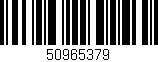 Código de barras (EAN, GTIN, SKU, ISBN): '50965379'