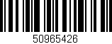 Código de barras (EAN, GTIN, SKU, ISBN): '50965426'