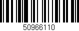 Código de barras (EAN, GTIN, SKU, ISBN): '50966110'