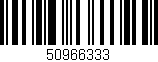 Código de barras (EAN, GTIN, SKU, ISBN): '50966333'
