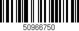 Código de barras (EAN, GTIN, SKU, ISBN): '50966750'