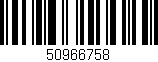 Código de barras (EAN, GTIN, SKU, ISBN): '50966758'