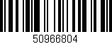 Código de barras (EAN, GTIN, SKU, ISBN): '50966804'