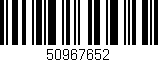 Código de barras (EAN, GTIN, SKU, ISBN): '50967652'