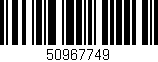 Código de barras (EAN, GTIN, SKU, ISBN): '50967749'