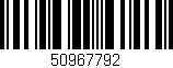Código de barras (EAN, GTIN, SKU, ISBN): '50967792'