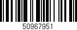 Código de barras (EAN, GTIN, SKU, ISBN): '50967951'