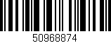 Código de barras (EAN, GTIN, SKU, ISBN): '50968874'
