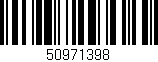 Código de barras (EAN, GTIN, SKU, ISBN): '50971398'