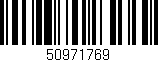 Código de barras (EAN, GTIN, SKU, ISBN): '50971769'