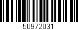 Código de barras (EAN, GTIN, SKU, ISBN): '50972031'