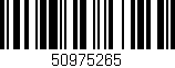Código de barras (EAN, GTIN, SKU, ISBN): '50975265'