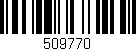 Código de barras (EAN, GTIN, SKU, ISBN): '509770'