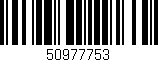 Código de barras (EAN, GTIN, SKU, ISBN): '50977753'