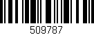 Código de barras (EAN, GTIN, SKU, ISBN): '509787'