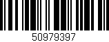 Código de barras (EAN, GTIN, SKU, ISBN): '50979397'