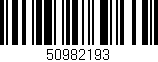 Código de barras (EAN, GTIN, SKU, ISBN): '50982193'