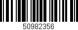 Código de barras (EAN, GTIN, SKU, ISBN): '50982356'