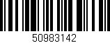 Código de barras (EAN, GTIN, SKU, ISBN): '50983142'