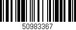 Código de barras (EAN, GTIN, SKU, ISBN): '50983367'