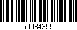 Código de barras (EAN, GTIN, SKU, ISBN): '50984355'