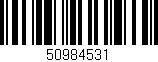 Código de barras (EAN, GTIN, SKU, ISBN): '50984531'