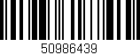 Código de barras (EAN, GTIN, SKU, ISBN): '50986439'