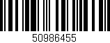 Código de barras (EAN, GTIN, SKU, ISBN): '50986455'