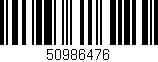Código de barras (EAN, GTIN, SKU, ISBN): '50986476'