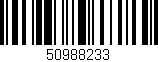Código de barras (EAN, GTIN, SKU, ISBN): '50988233'