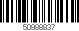 Código de barras (EAN, GTIN, SKU, ISBN): '50988837'