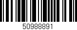 Código de barras (EAN, GTIN, SKU, ISBN): '50988891'