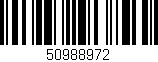 Código de barras (EAN, GTIN, SKU, ISBN): '50988972'