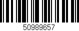 Código de barras (EAN, GTIN, SKU, ISBN): '50989657'