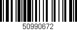 Código de barras (EAN, GTIN, SKU, ISBN): '50990672'