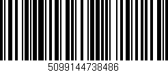 Código de barras (EAN, GTIN, SKU, ISBN): '5099144738486'