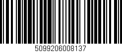 Código de barras (EAN, GTIN, SKU, ISBN): '5099206008137'