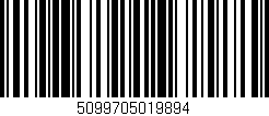 Código de barras (EAN, GTIN, SKU, ISBN): '5099705019894'