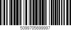 Código de barras (EAN, GTIN, SKU, ISBN): '5099705699997'