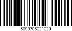 Código de barras (EAN, GTIN, SKU, ISBN): '5099706321323'