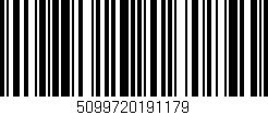 Código de barras (EAN, GTIN, SKU, ISBN): '5099720191179'