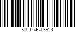 Código de barras (EAN, GTIN, SKU, ISBN): '5099746405526'